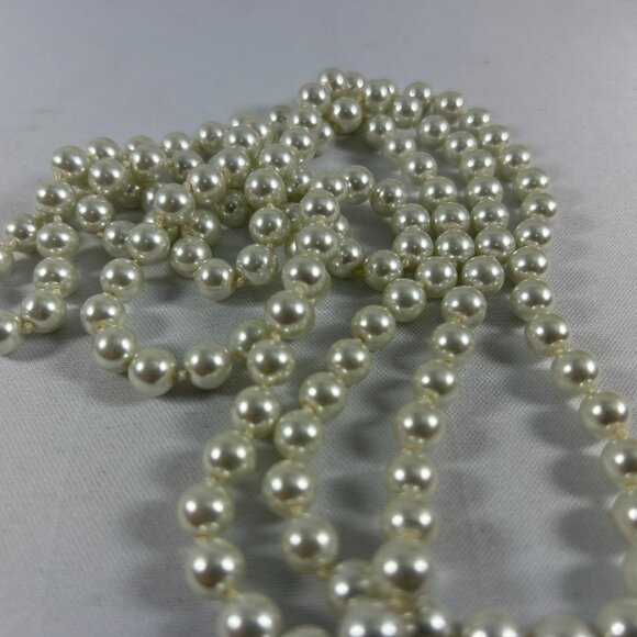 Lot 6 Pieces Faux Pearl Necklaces Stretch Bracelets Twisted Some Vintage - Picture 15 of 16